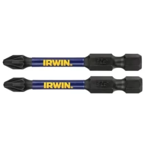 IRWIN Impact Pro Performance Screwdriver Bits PZ3 57mm (Pack 2)