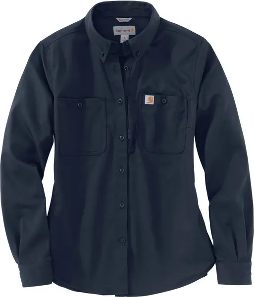 Carhartt Rugged Professional Ladies Shirt, blue, Size S for Women