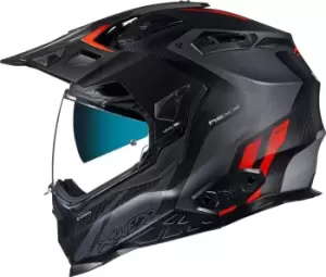 Nexx X.Wed 2 Vaal Carbon Helmet, black-grey-red Size M black-grey-red, Size M