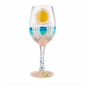 Sun of a Beach Wine Glass