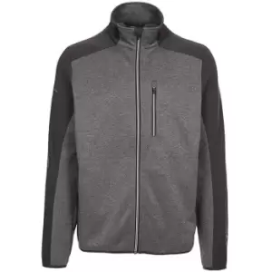 Trespass Mens Tansorton Full Zip Fleece (XXS) (Storm Grey)