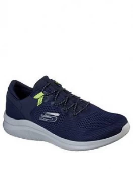 Skechers Kerlem Ultra Flex 2.0 Trainer, Navy, Size 7, Men