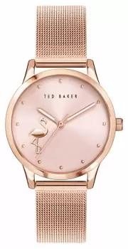 Ted Baker BKPFZF011 Womens Fitzrovia Flamingo Rose Watch