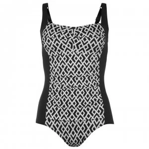 Dorina Dorina Palawan Jacquard Swimsuit Womens - BLACKGRAPHIC508