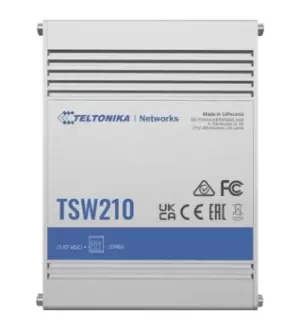 TELTONIKA Unmanaged industrial switch 8-ports (10/100/1000 Mbps) 2...