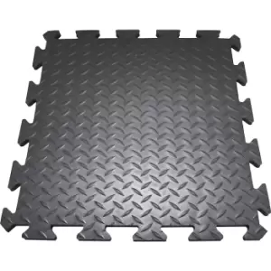 DECKPLATE CONNECT anti-fatigue matting, 500 x 500 mm, centre section