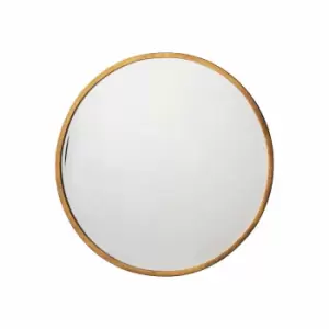 Crossland Grove Biggins Round Antique Gold Wall Mirror - 600 X 600mm