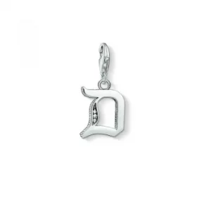 Ladies Thomas Sabo Sterling Silver Charm Club Letter D Charm