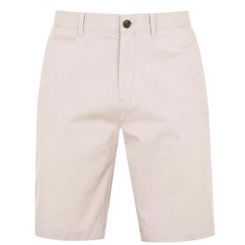 Howick Oakley Slim Chino Shorts - Beige