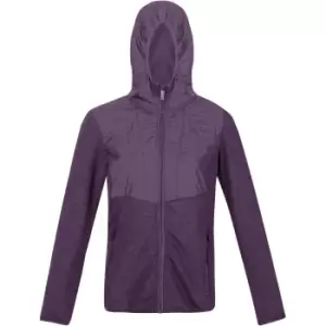 Regatta Womens Upham Hybrid II Hooded Full Zip Fleece Jacket 10 - Bust 34' (86cm)