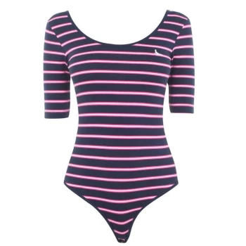 Jack Wills Natalie Bodysuit - Navy Stripe