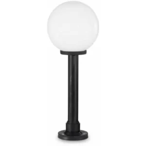 CLASSIC GLOBE white floor lamp 1 resin bulb