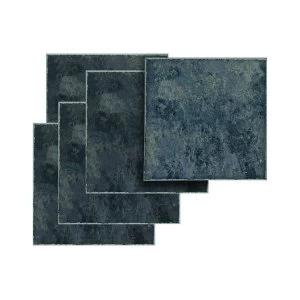 Wickes Vinyl Tiles Black Slate 305 x 305mm 11 Pack