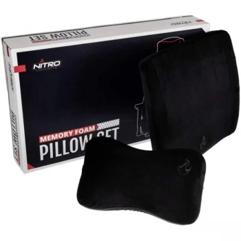 Nitro Concepts Memory Foam Pillow Set - Black