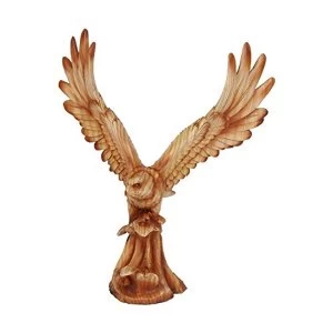 Naturecraft Wood Effect Resin Figurine - Osprey