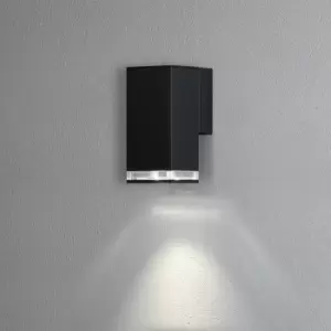 Pollux Outdoor Modern Down Wall Light Black GU10, IP44