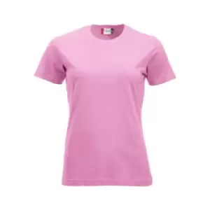 Clique Womens/Ladies New Classic T-Shirt (S) (Bright Pink)