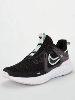 Nike Legend React 2 - Black/Green , Black/Green, Size 5, Women