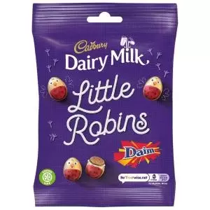 Cadbury Dairy Milk Daim Xmas Robins 77g 0401242 63043CP