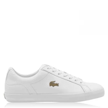 Lacoste Lerond Metal Trainers - White/Platinum