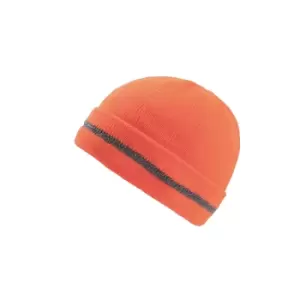 Atlantis Workout Enhanced Visibility Beanie (One Size) (Safety Orange)