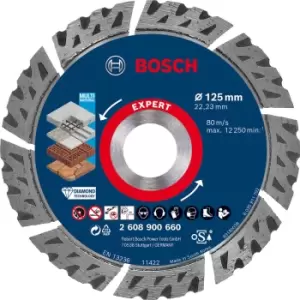 Bosch Expert Multi Material Diamond Cutting Disc 125mm 2.2mm 22mm