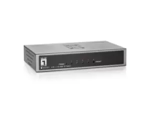 LevelOne 5-Port Fast Ethernet Switch, 1 x SC Multi-Mode Fiber