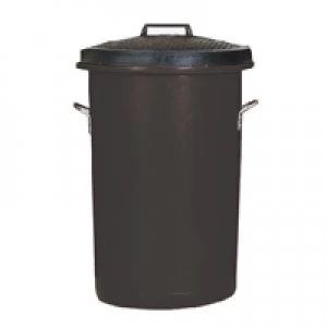 Slingsby Heavy Duty Coloured Dustbin 85 Litre Black 311961