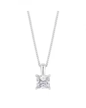 Simply Silver Square Necklace