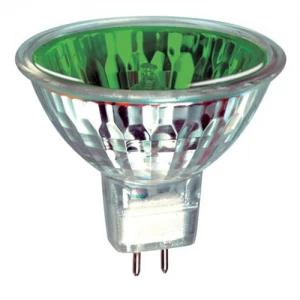 Bell 50W Green Halogen GU5.3 MR16 Flood Spotlight Bulb