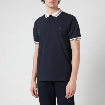 Farah Mens Stanton Polo Shirt - True Navy - S