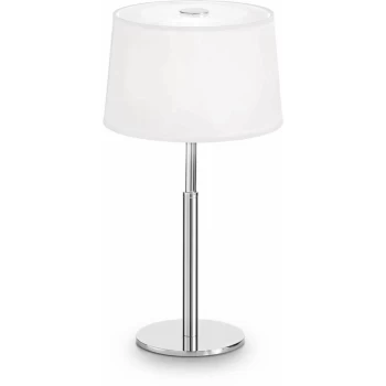 Ideal Lux Hilton - 1 Light Small Table Lamp White, G9