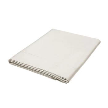 Bedeck of Belfast Fine Linens 600TC Plain Dye Flat Sheet - CASHMERE