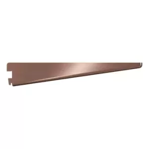 Rothley Twin Slot Shelving Kit In Antique Copper 8" Brackets And 78" Uprights