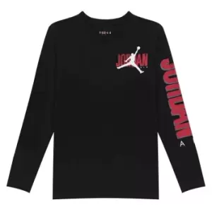 Air Jordan Jump Man Forward Longsleeve T Shirt Junior Boys - Black