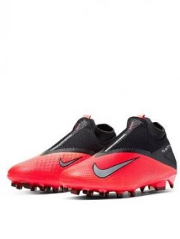 Nike Phantom Vision Pro Dynamic Fit Firm Ground Football Boots - Red/Black