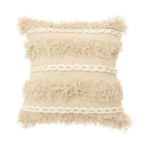 Sass & Belle Blanca Tufted Stripe Cushion