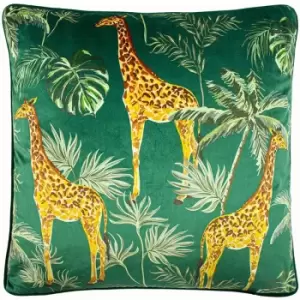 Palm Tree Cushion Cover (One Size) (Green) - Green - Paoletti