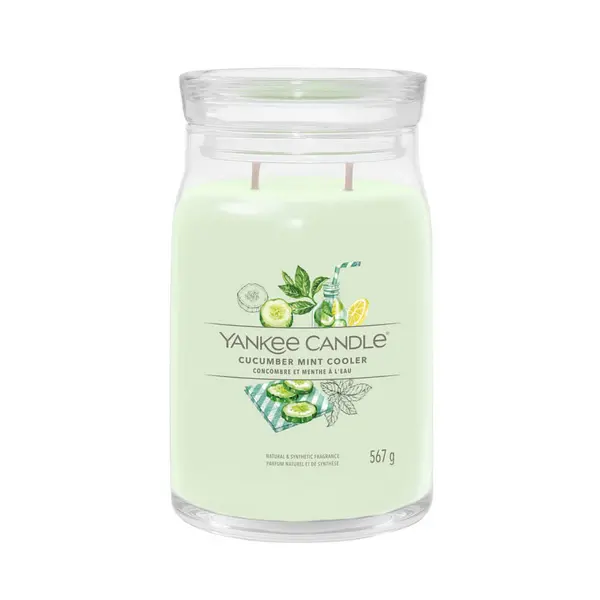 Yankee Candle Cucumber Mint Cooler Scented Candle 567g