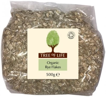 Tree of Life Organic Rye - Flakes - 500g x 6