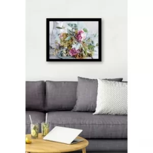 SC0866 Multicolor Decorative Framed MDF Painting