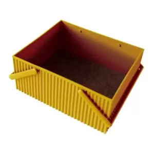 Omnioffre Stacking Storage Box Large Mustard