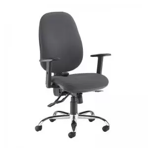 Jota ergo 24hr ergonomic asynchro task chair - Blizzard Grey