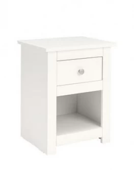 Julian Bowen Radley 1 Drawer Bedside Chest - White