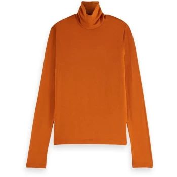 Scotch and Soda Turtleneck Jumper - Orange