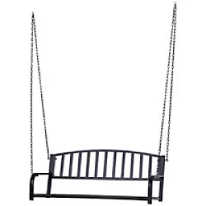 Outsunny Swing Chair 84A-035 Metal Black