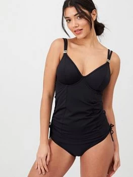 Panache Anya Riva Balconnet Tankini - Black, Size 30F, Women