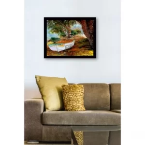 SC0909 Multicolor Decorative Framed MDF Painting