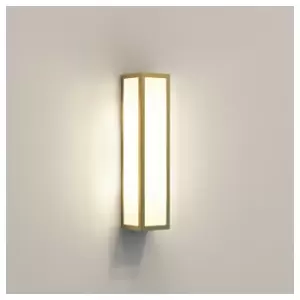 Astro Salerno - Bathroom Flush Wall Light Natural Brass IP44, E14