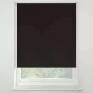 Swish Liquorice Cordless Blackout Roller Blind Black